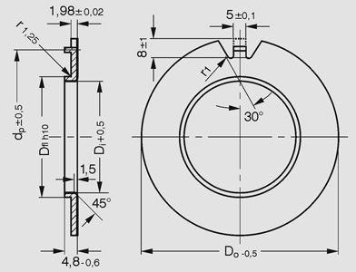 BS80DP4英制復(fù)合墊片