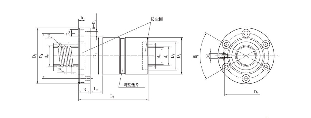 FFZD6320R-5-P5/1410X1180-C滾珠絲杠生產(chǎn)廠家、維修